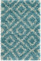 RugPal Contemporary Lattice Shag Area Rug Collection